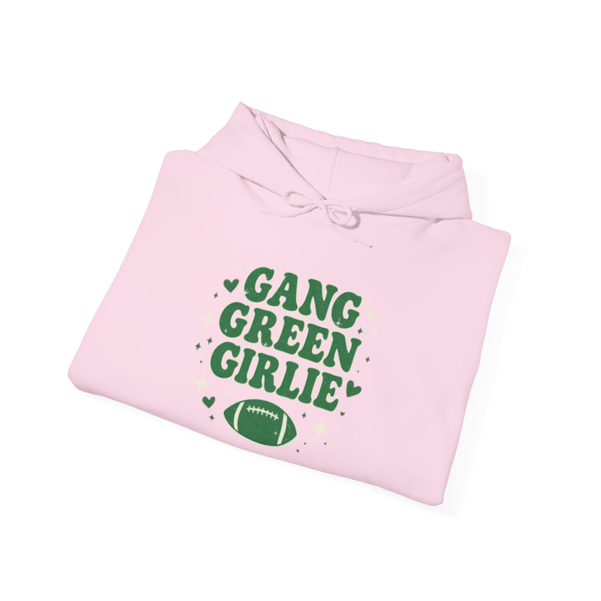 Gang Green Girlie Football Hoodie — Women's Football Fan Pullover