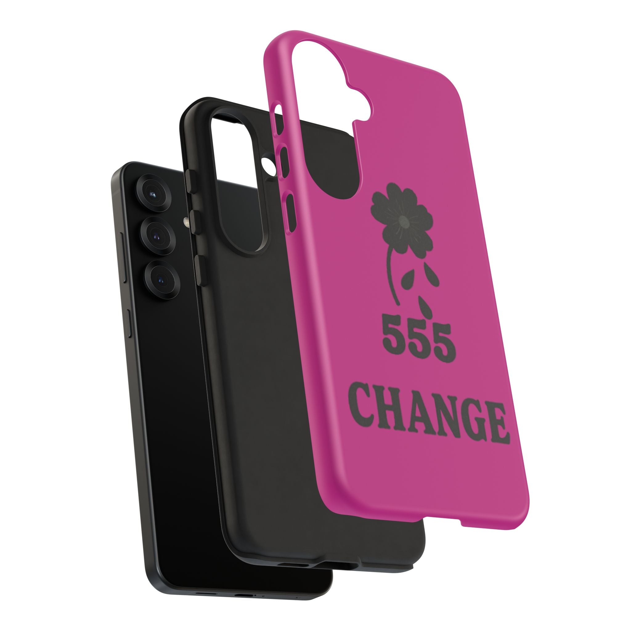 Black & Pink 555 Change Phone Case