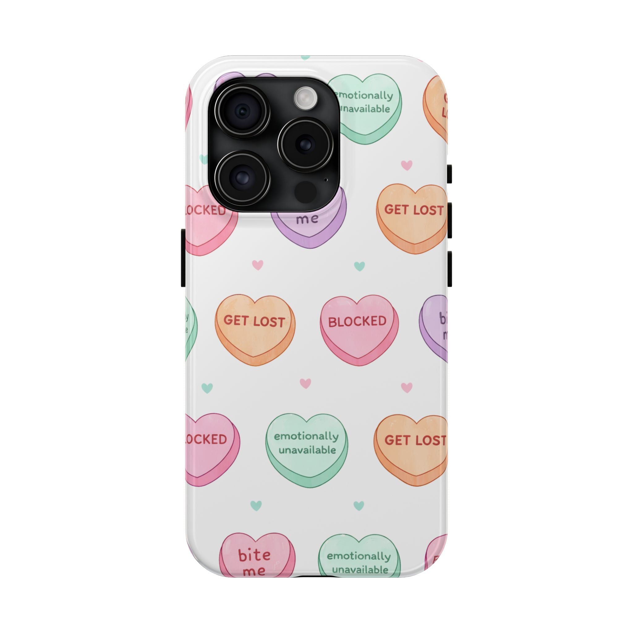 Candy Hearts Phone Case