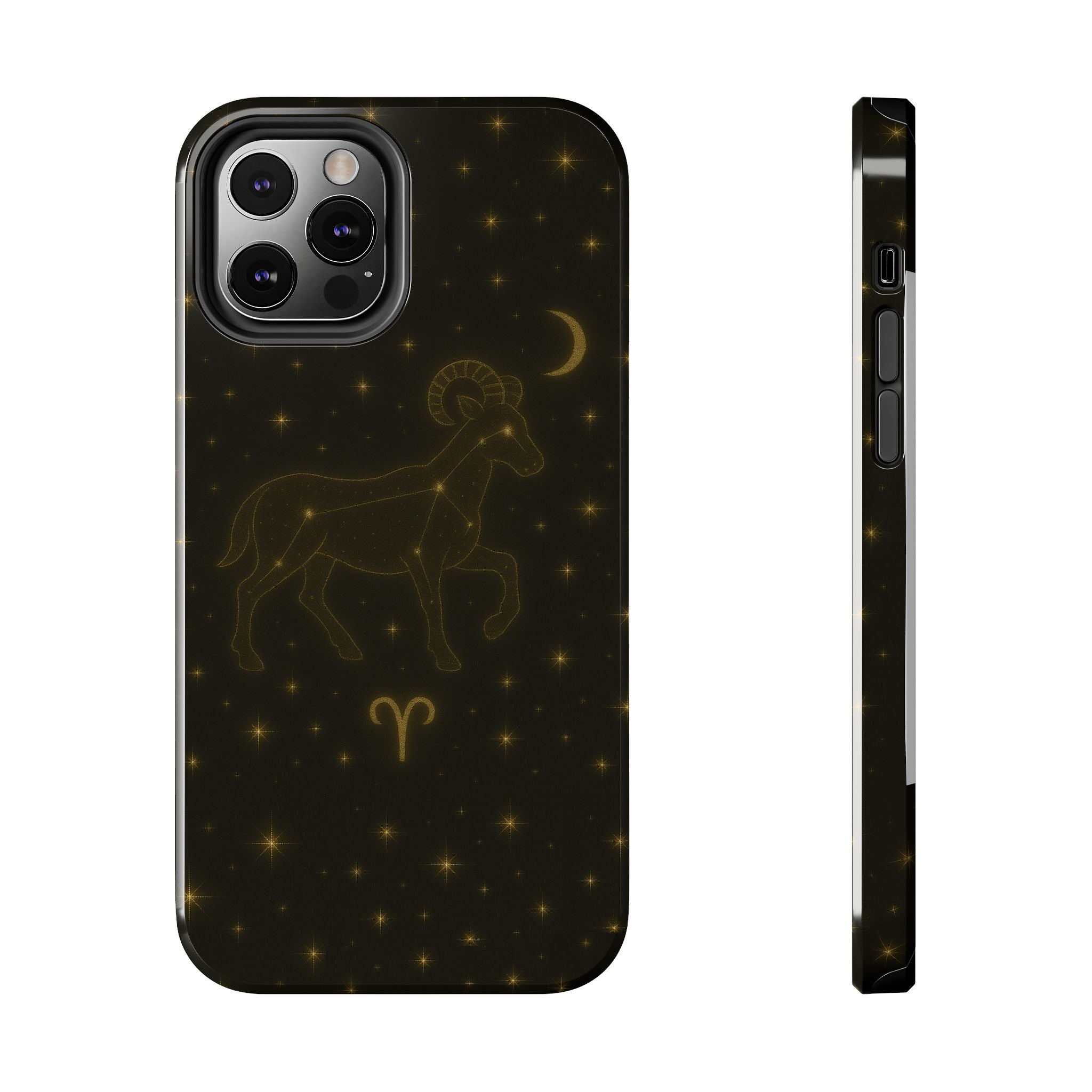 Aries Constellation Tough Phone Case — Zodiac Ram Star Map Design