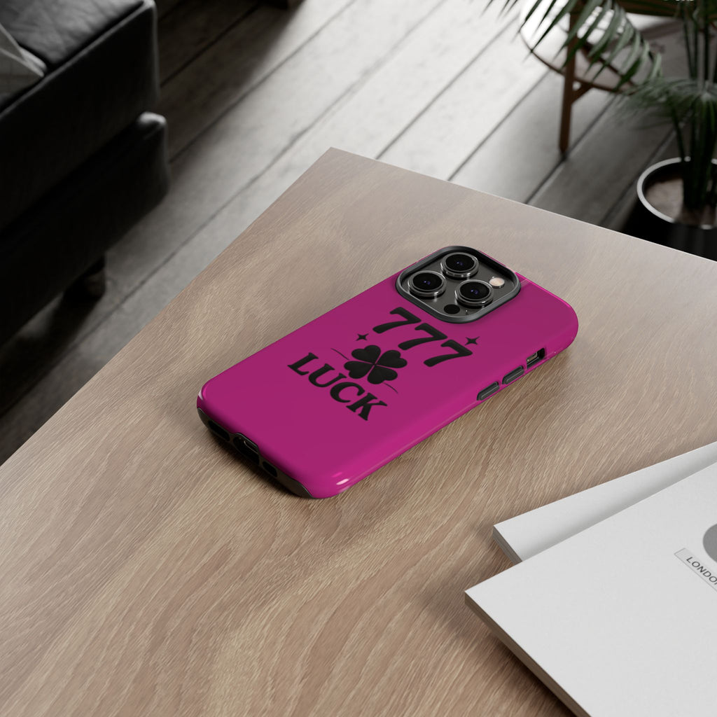 Black & Pink 777 Luck Phone Case