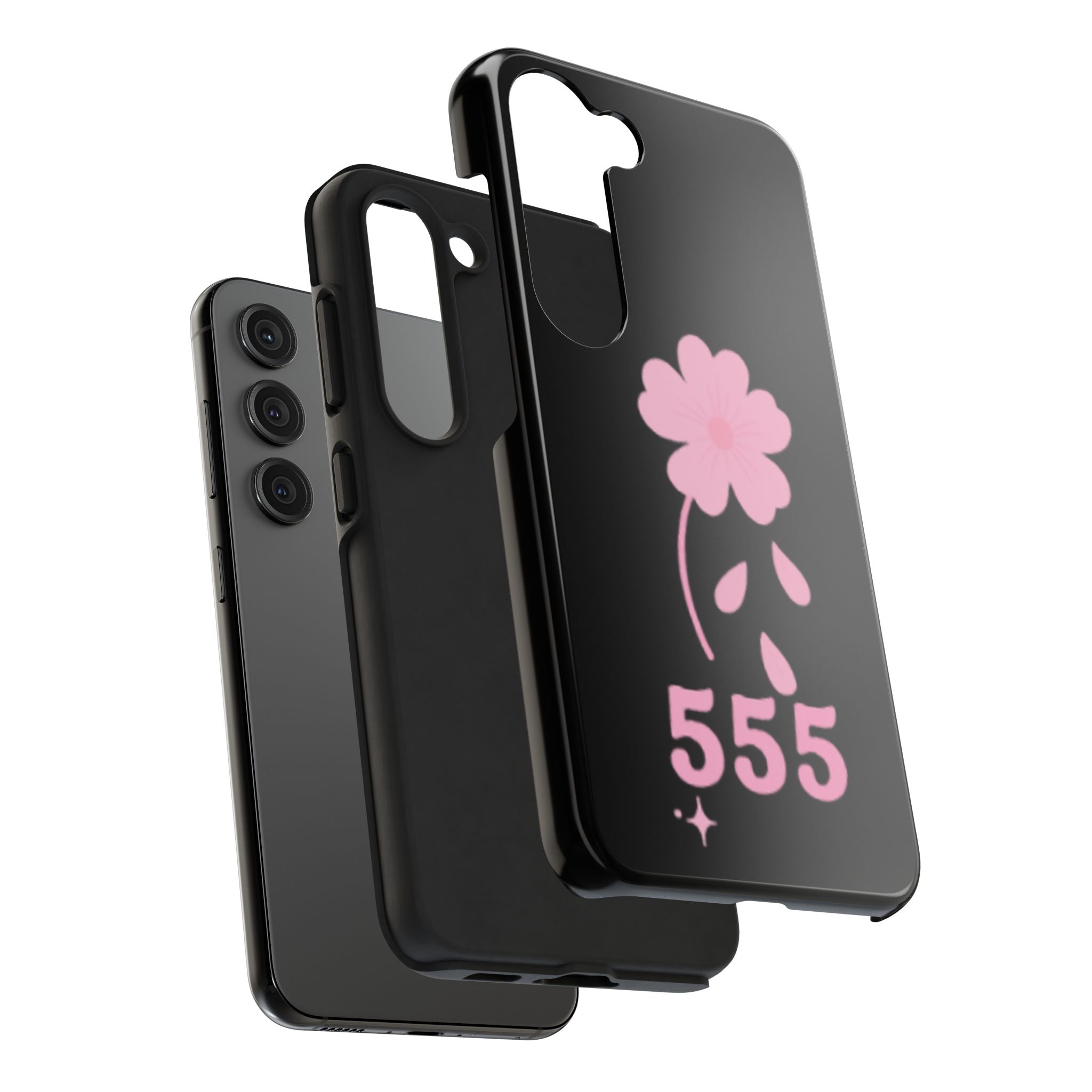 Black & Pink 555 Phone Case