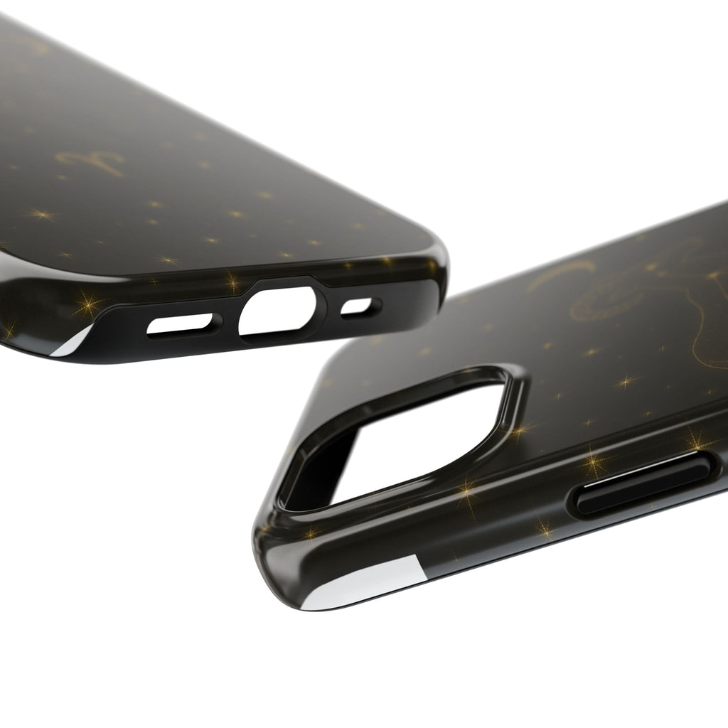 Aries Constellation Tough Phone Case — Zodiac Ram Star Map Design