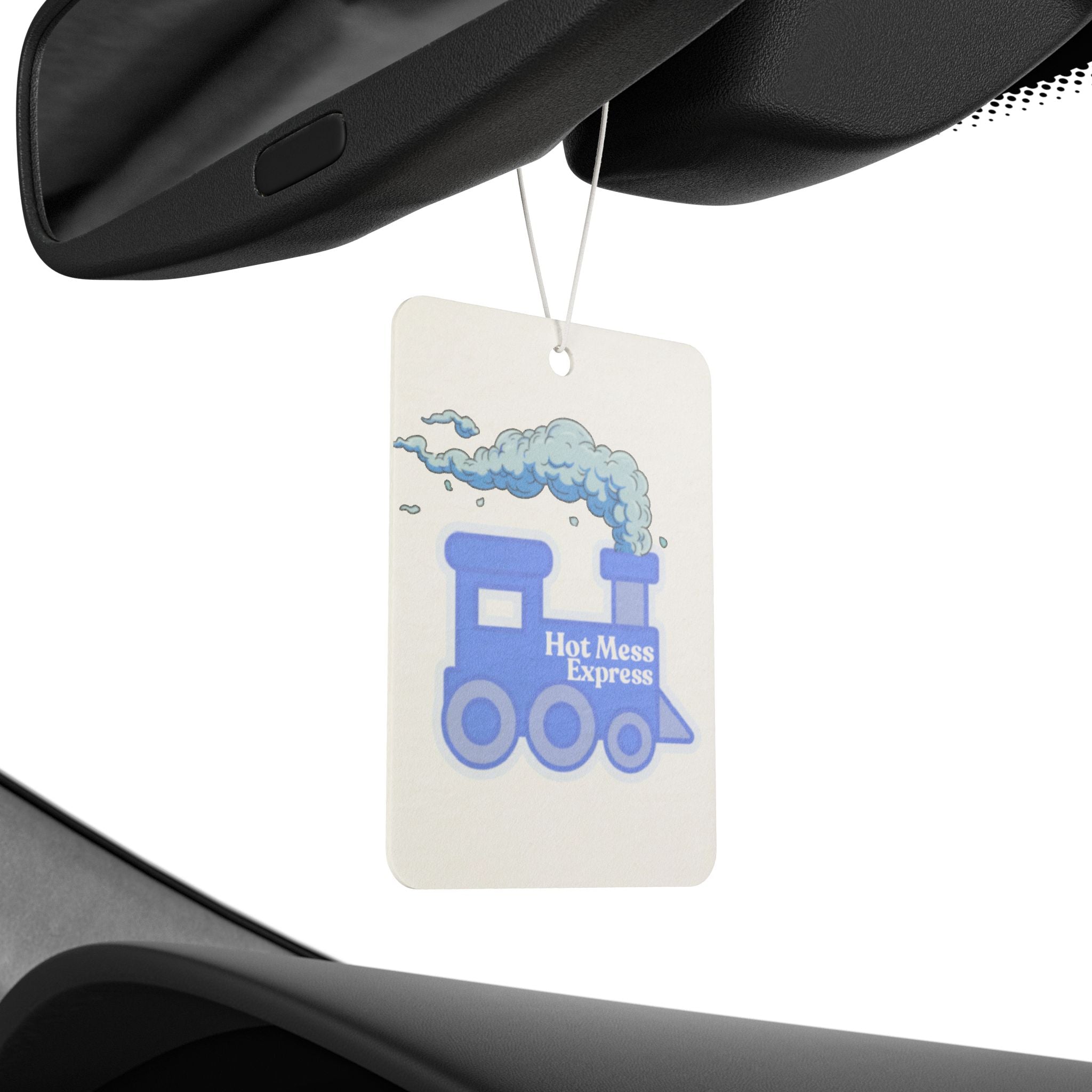 Blue Hot Mess Express Car Air Freshener