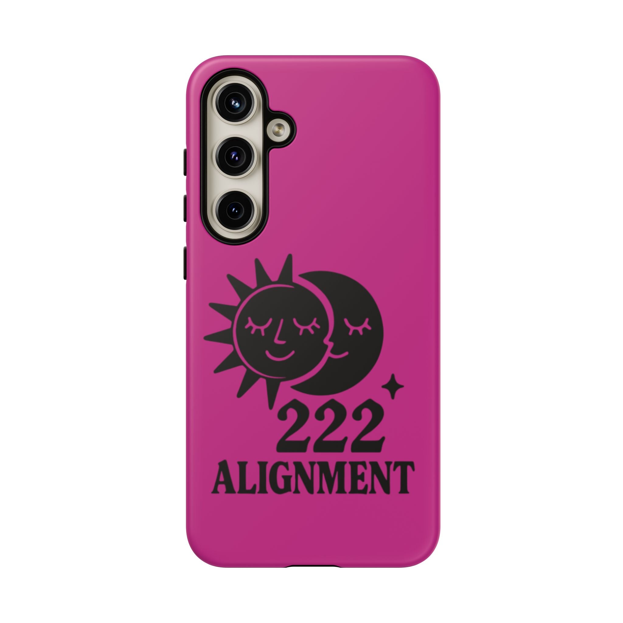 Black & Pink 222 Alignment Phone Case