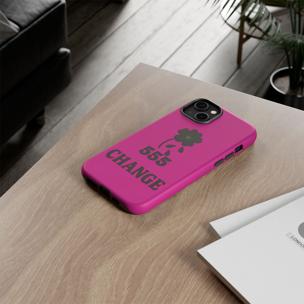 Black & Pink 555 Change Phone Case