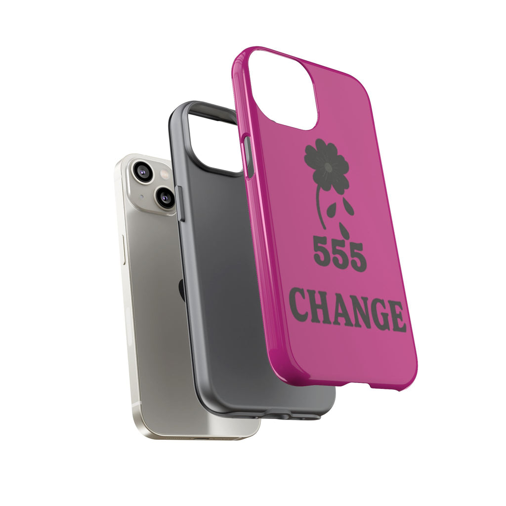 Black & Pink 555 Change Phone Case