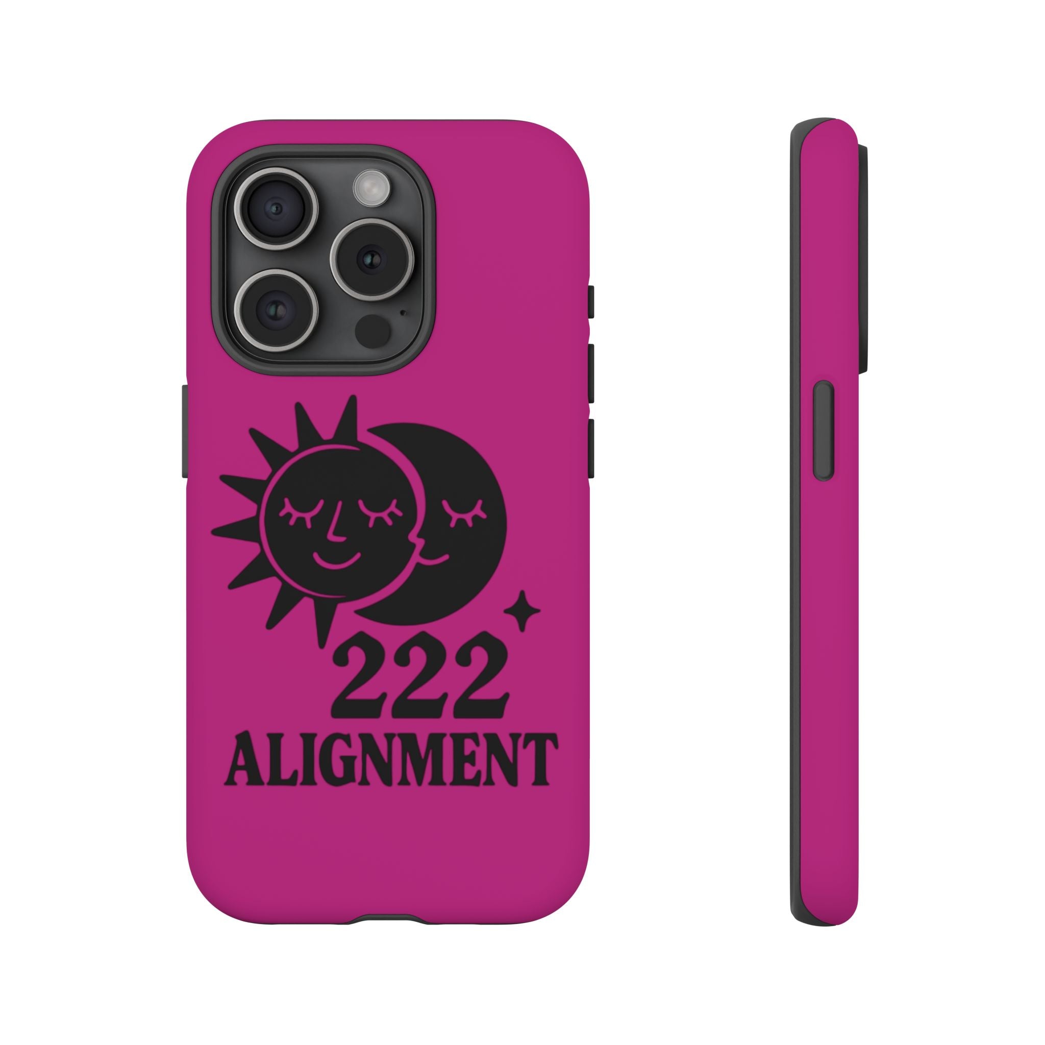 Black & Pink 222 Alignment Phone Case