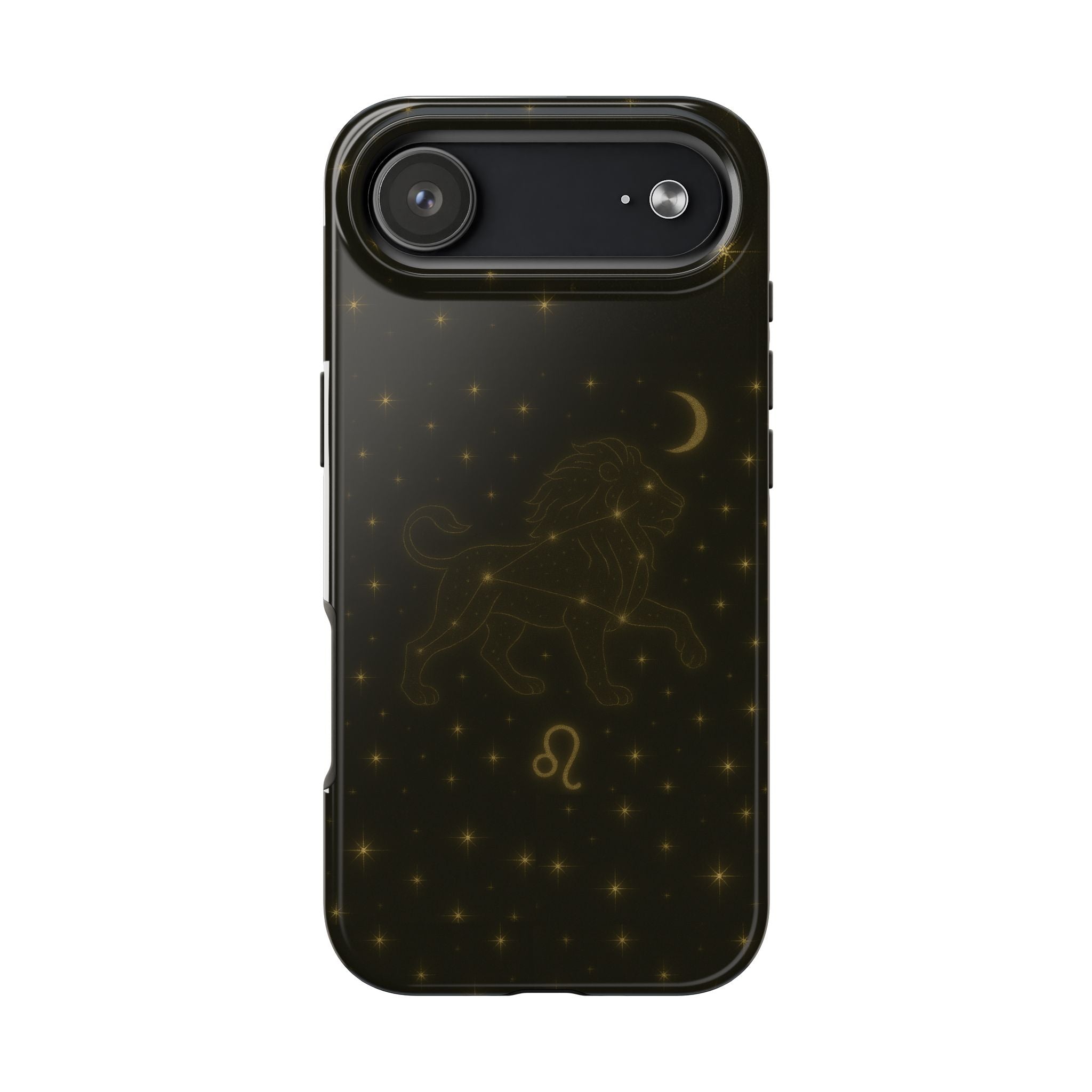 Leo Constellation Tough Phone Case — Zodiac Lion Design with Moon & Stars