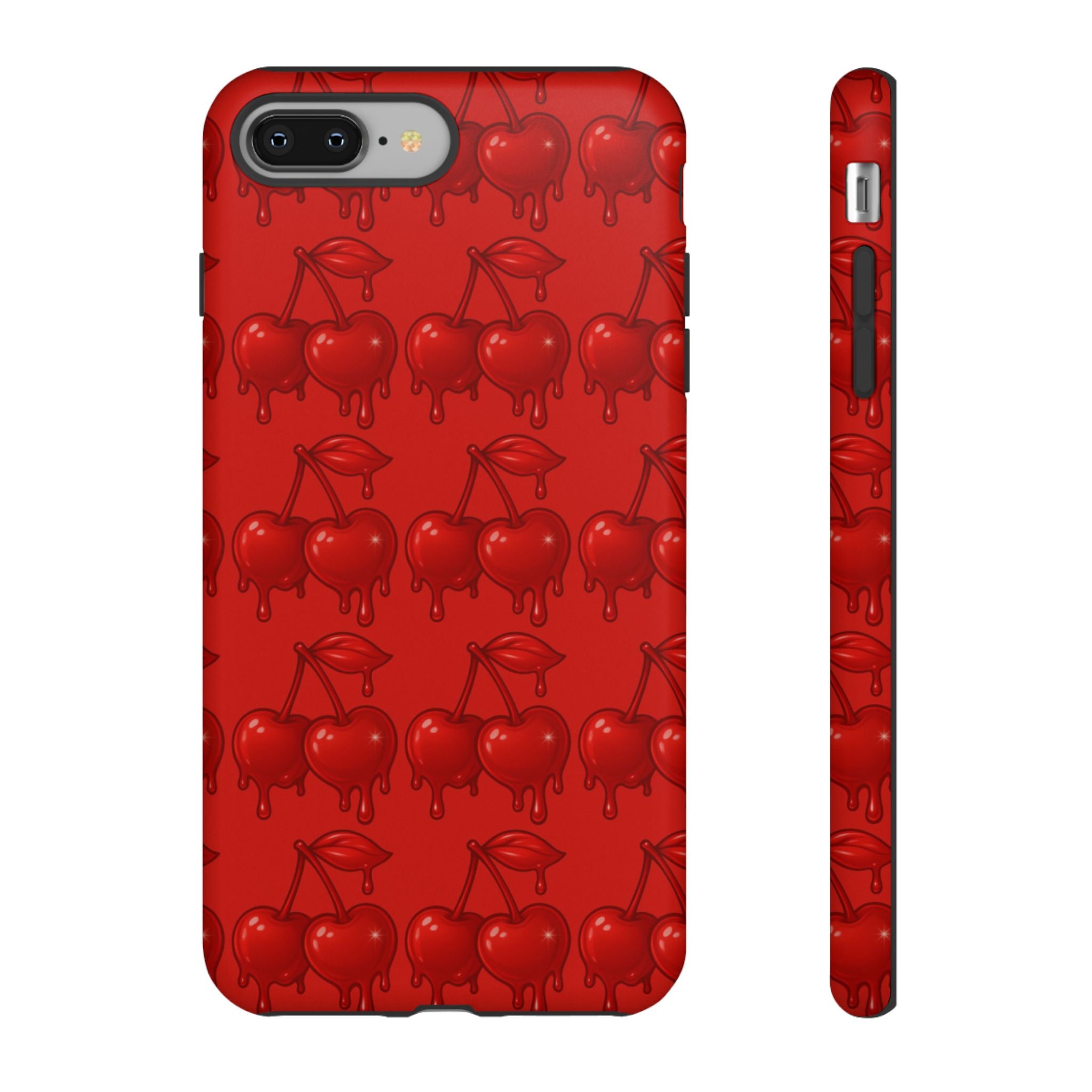 Red Dripping Cherry Phone Case