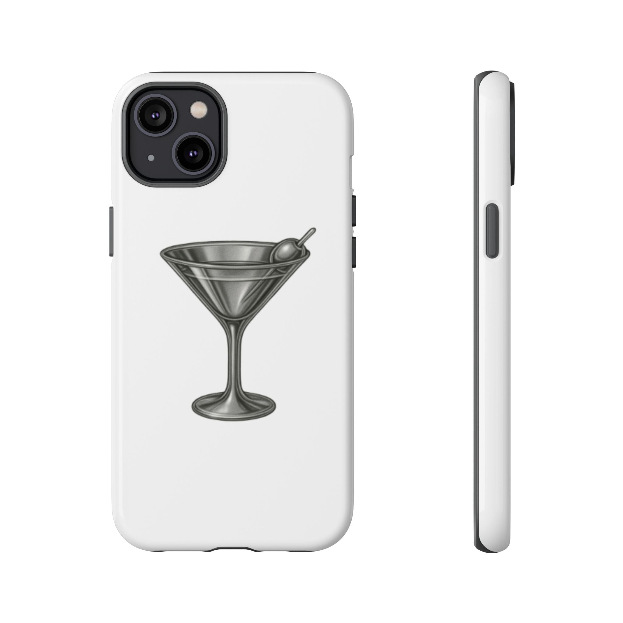 Silver Martini Tough Case