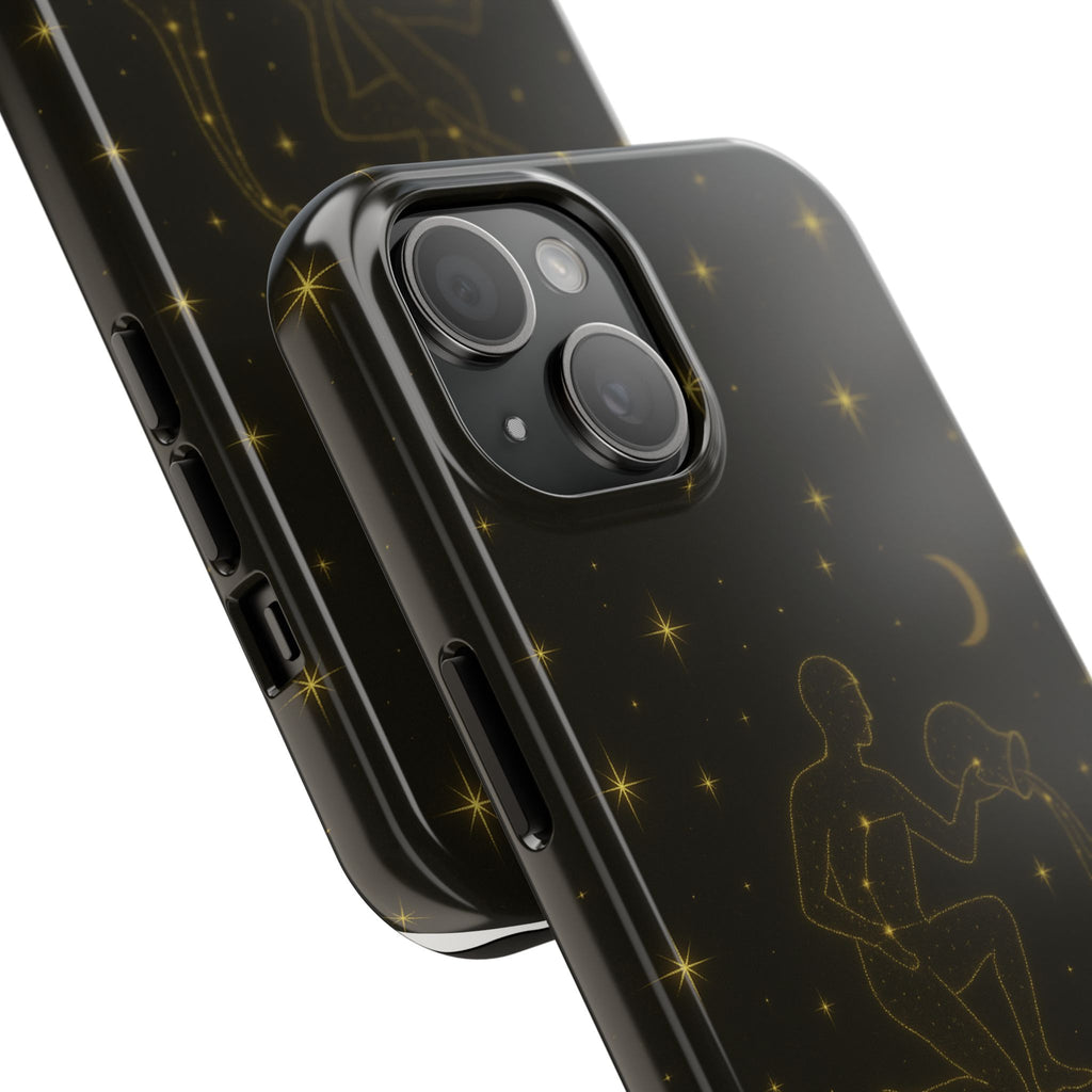 Aquarius Constellation Tough Phone Case — Zodiac Water-Bearer Astrology Design