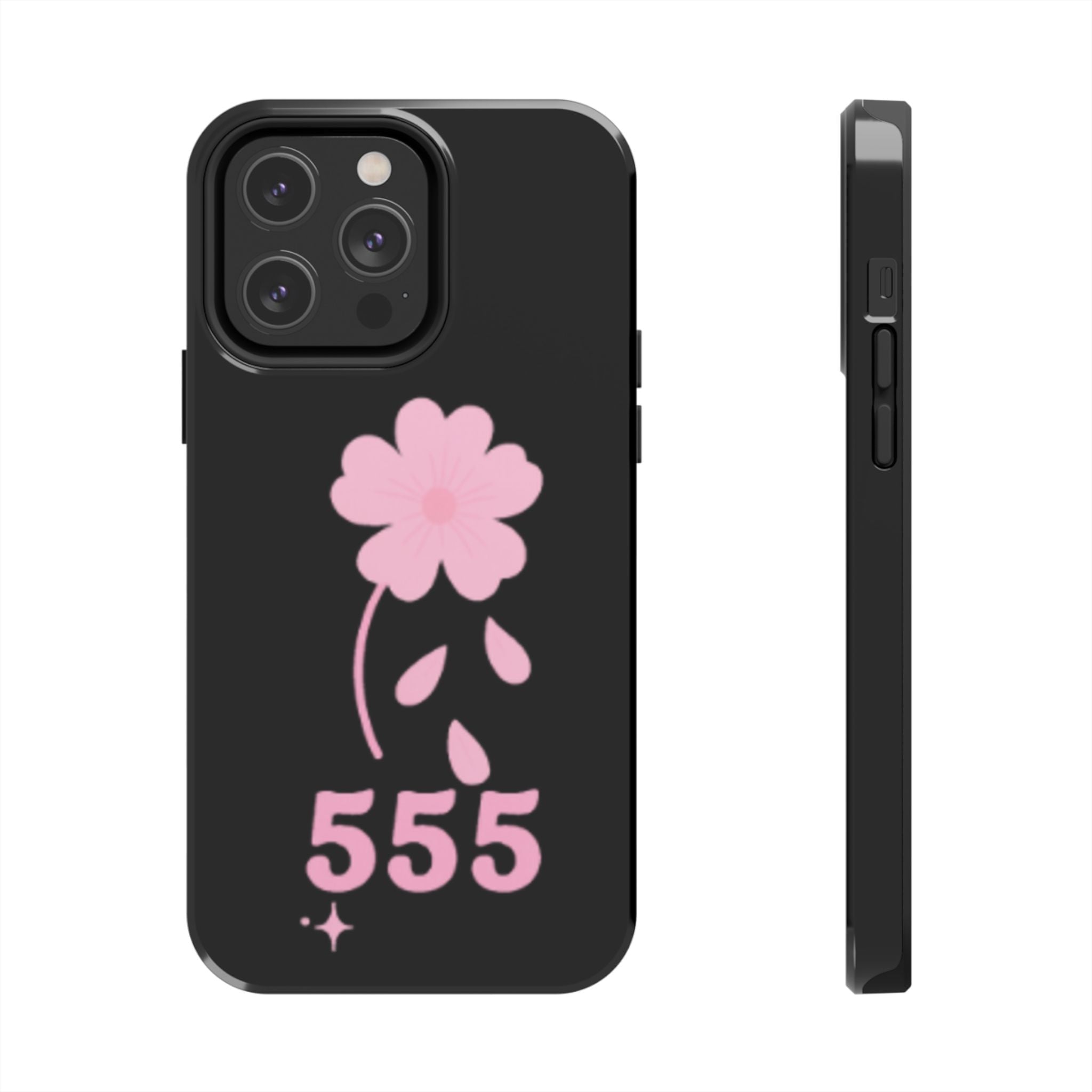 Black & Pink 555 Phone Case
