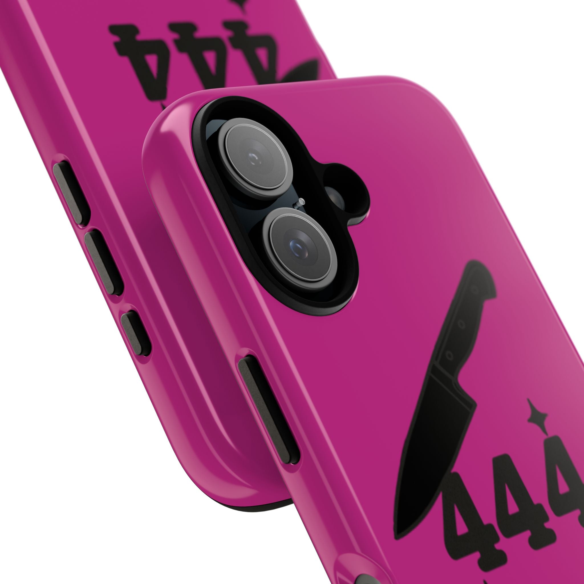 Black & Pink 444 Protection Phone Case
