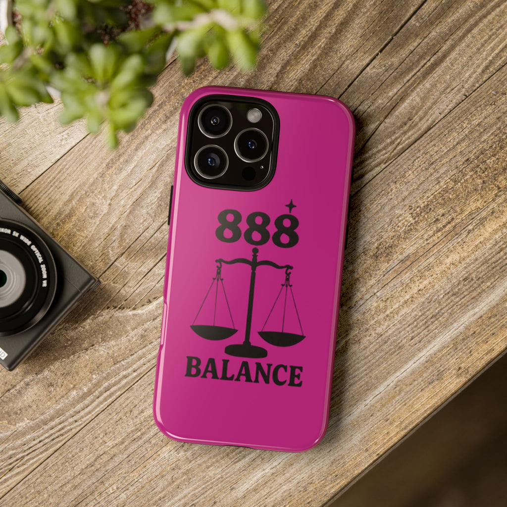 Black & Pink 888 Balance Phone Case