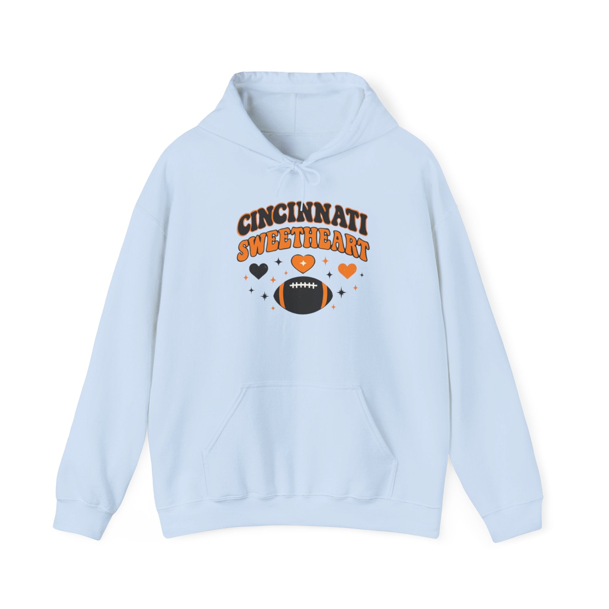 Cincinnati Sweetheart Football Graphic Hooded Sweatshirt