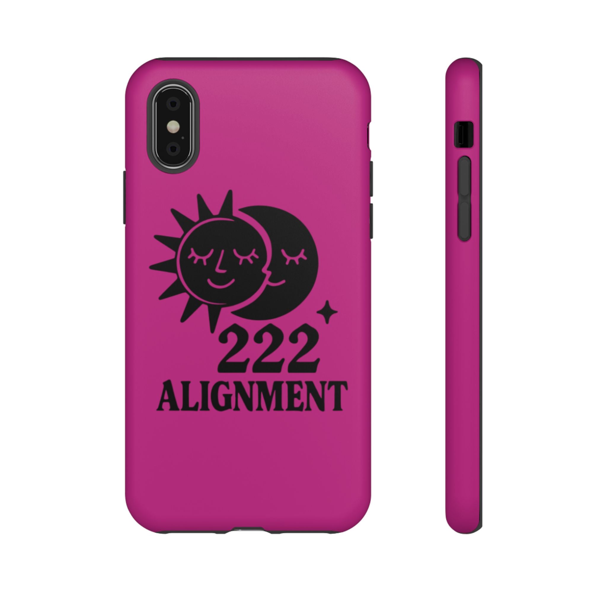 Black & Pink 222 Alignment Phone Case