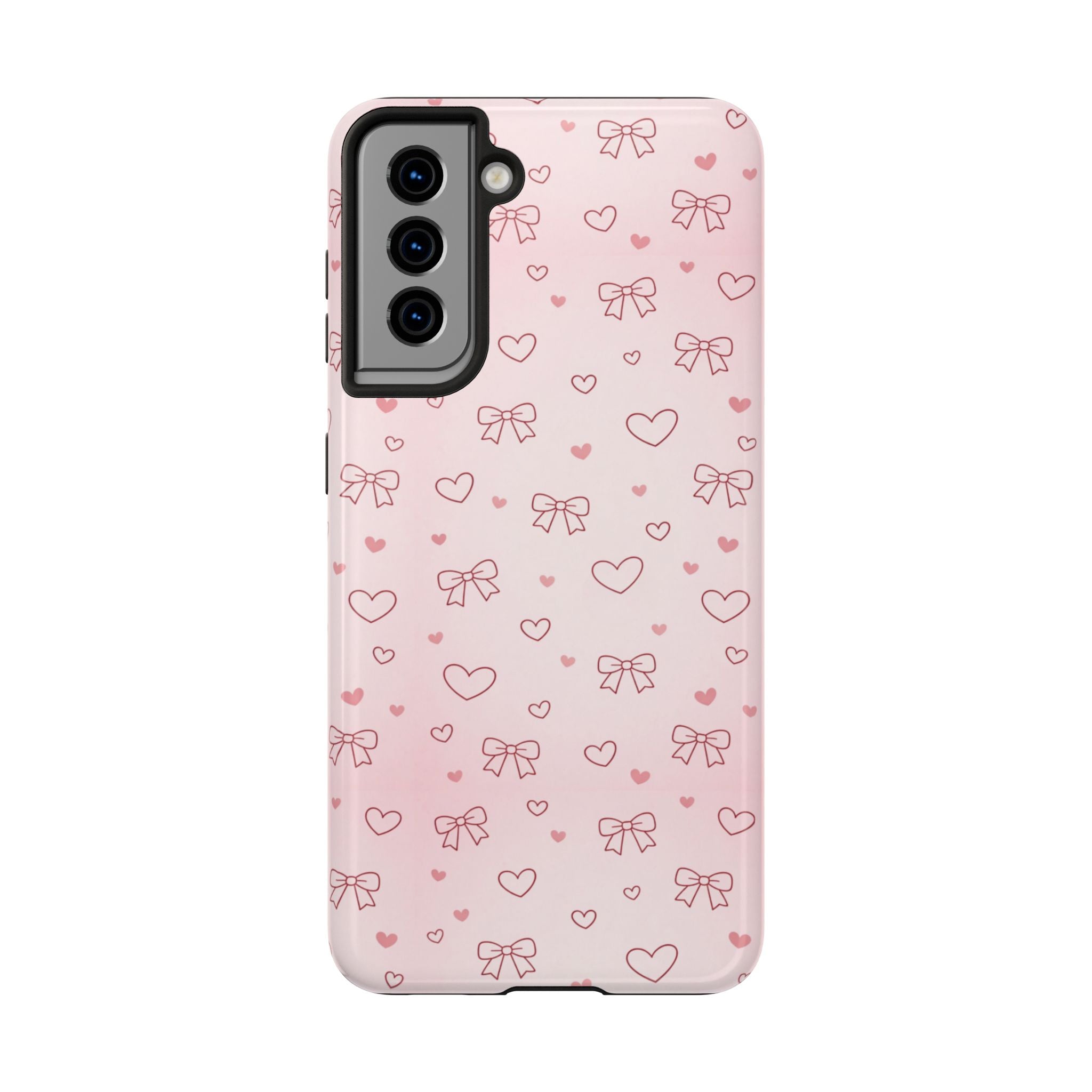 Pink Hearts & Bows Phone Case