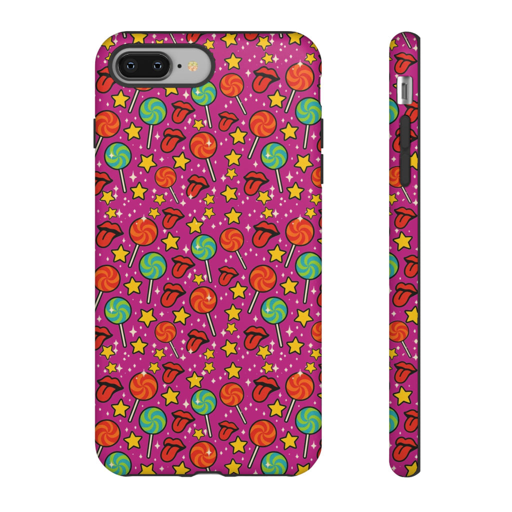 Lollipops & Lips Retro Phone Cases