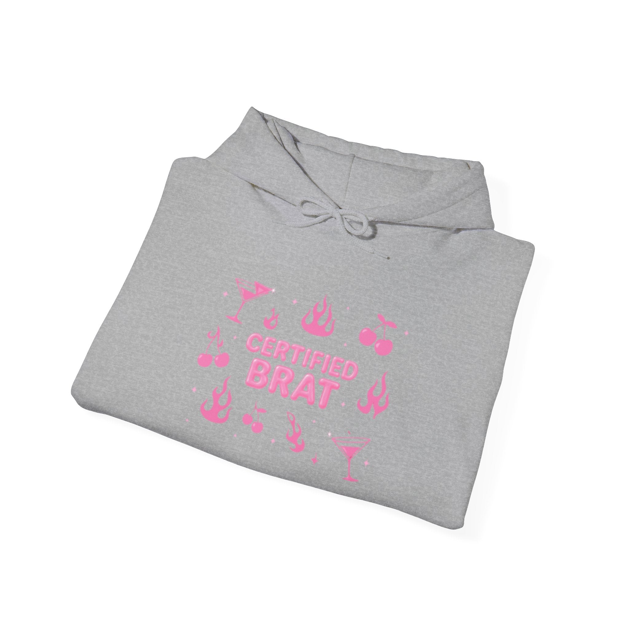 Certified Brat Pink Graphic Hoodie