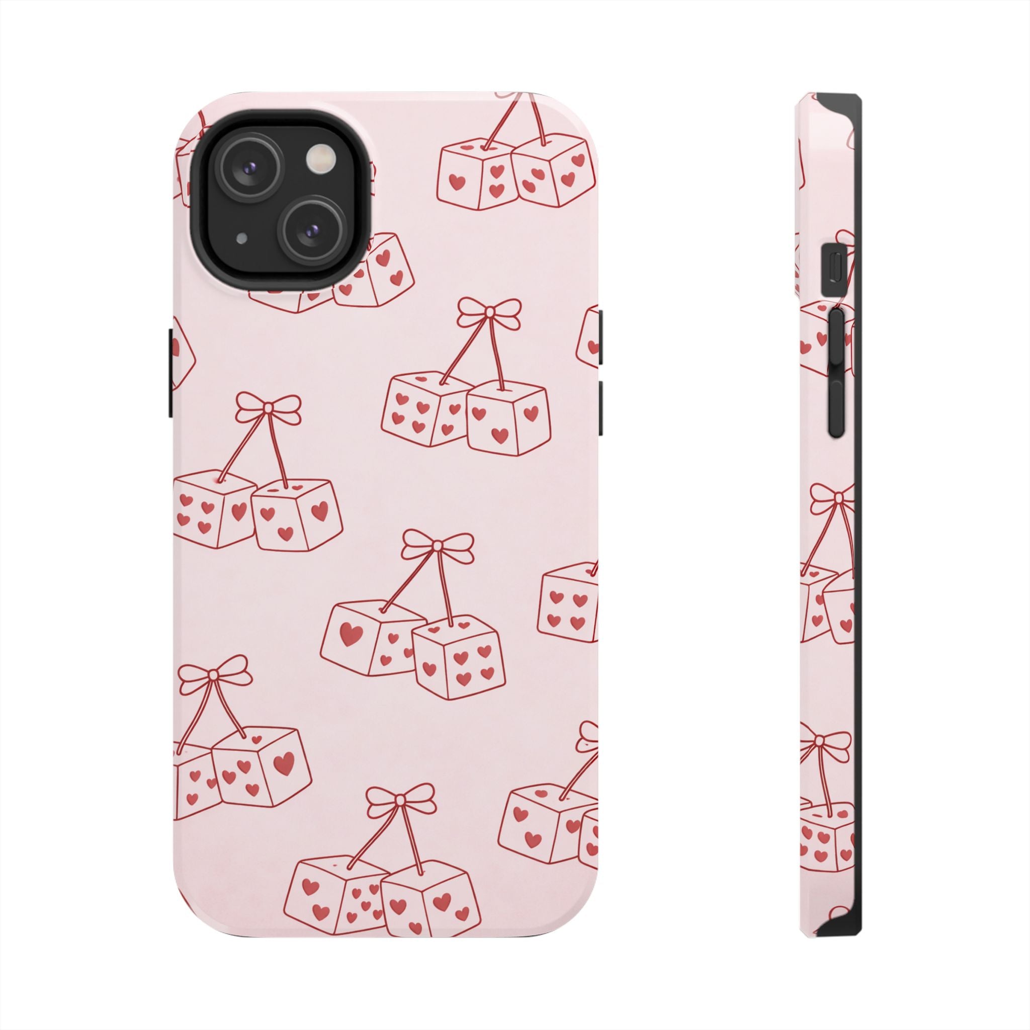 Red & Pink Heart Di Phone Case