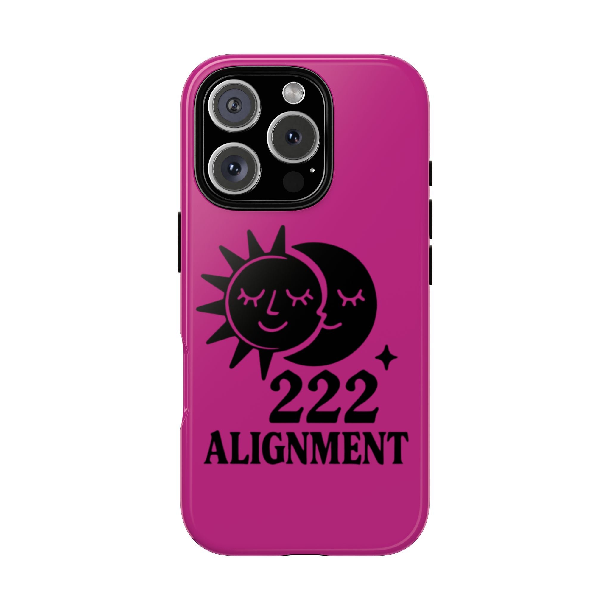 Black & Pink 222 Alignment Phone Case