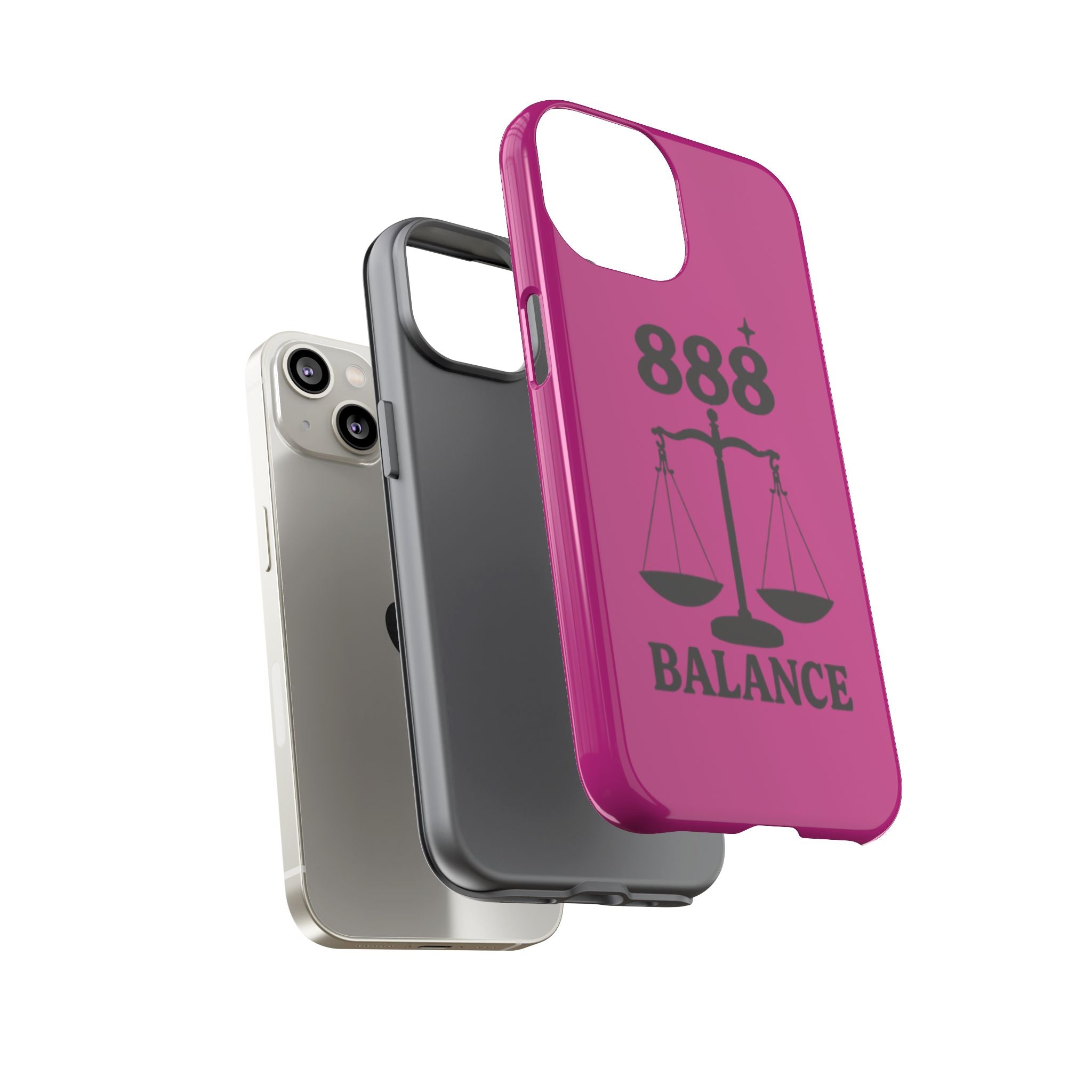 Black & Pink 888 Balance Phone Case