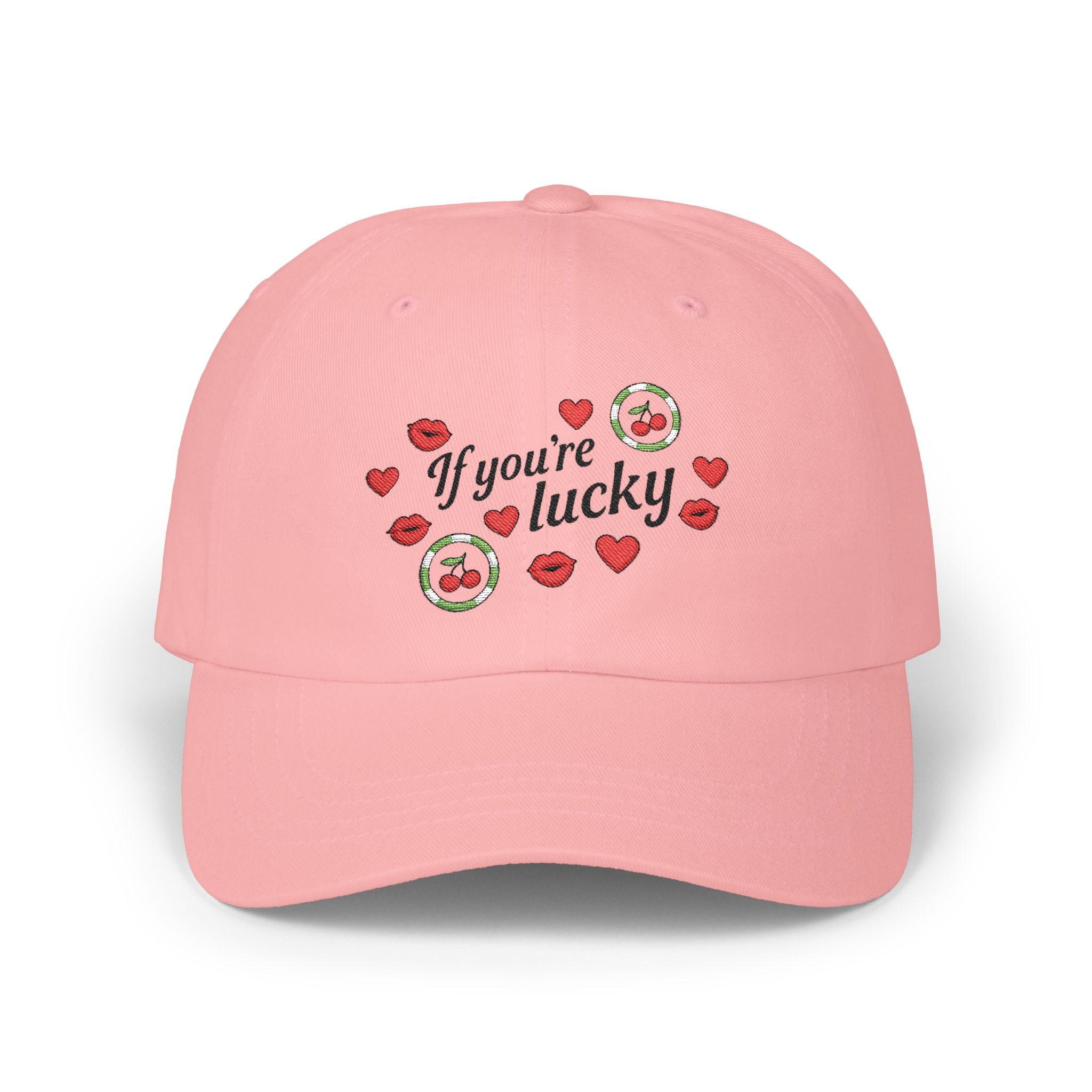'If You’re Lucky’ Graphic Dad Cap