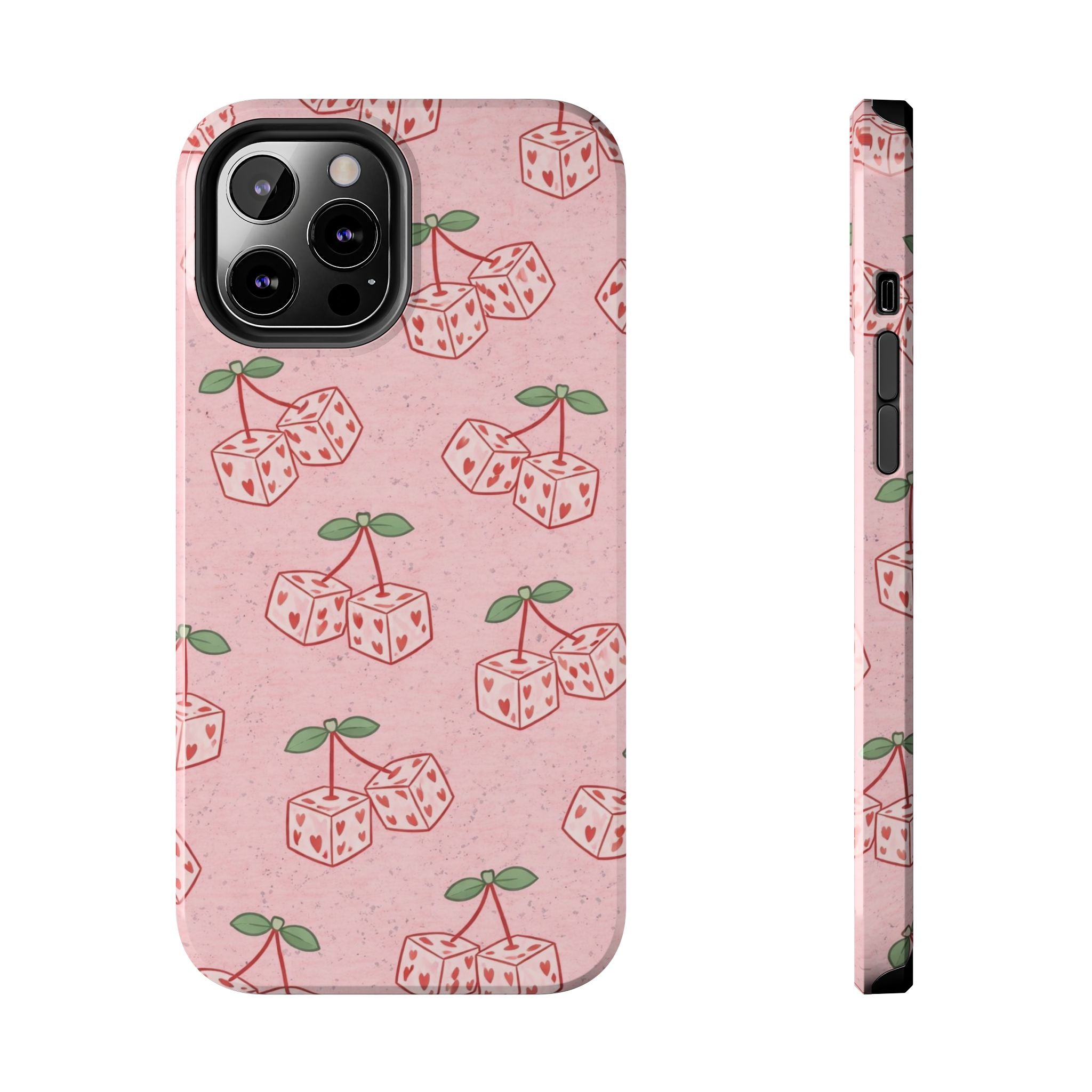 Cherry Di Hearts Phone Case