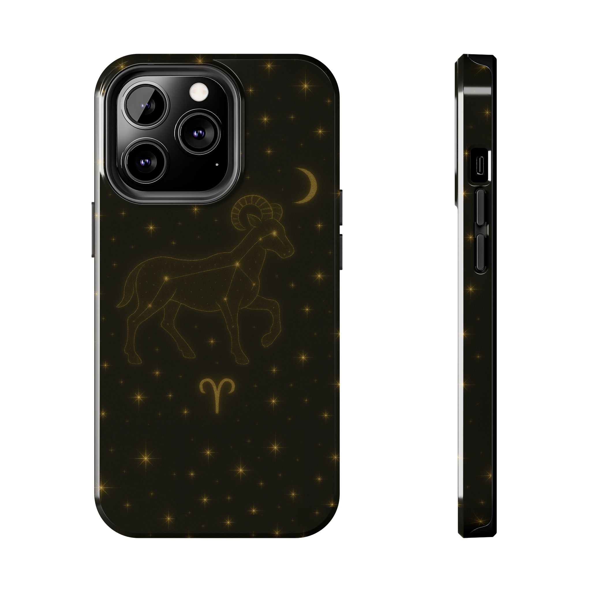 Aries Constellation Tough Phone Case — Zodiac Ram Star Map Design