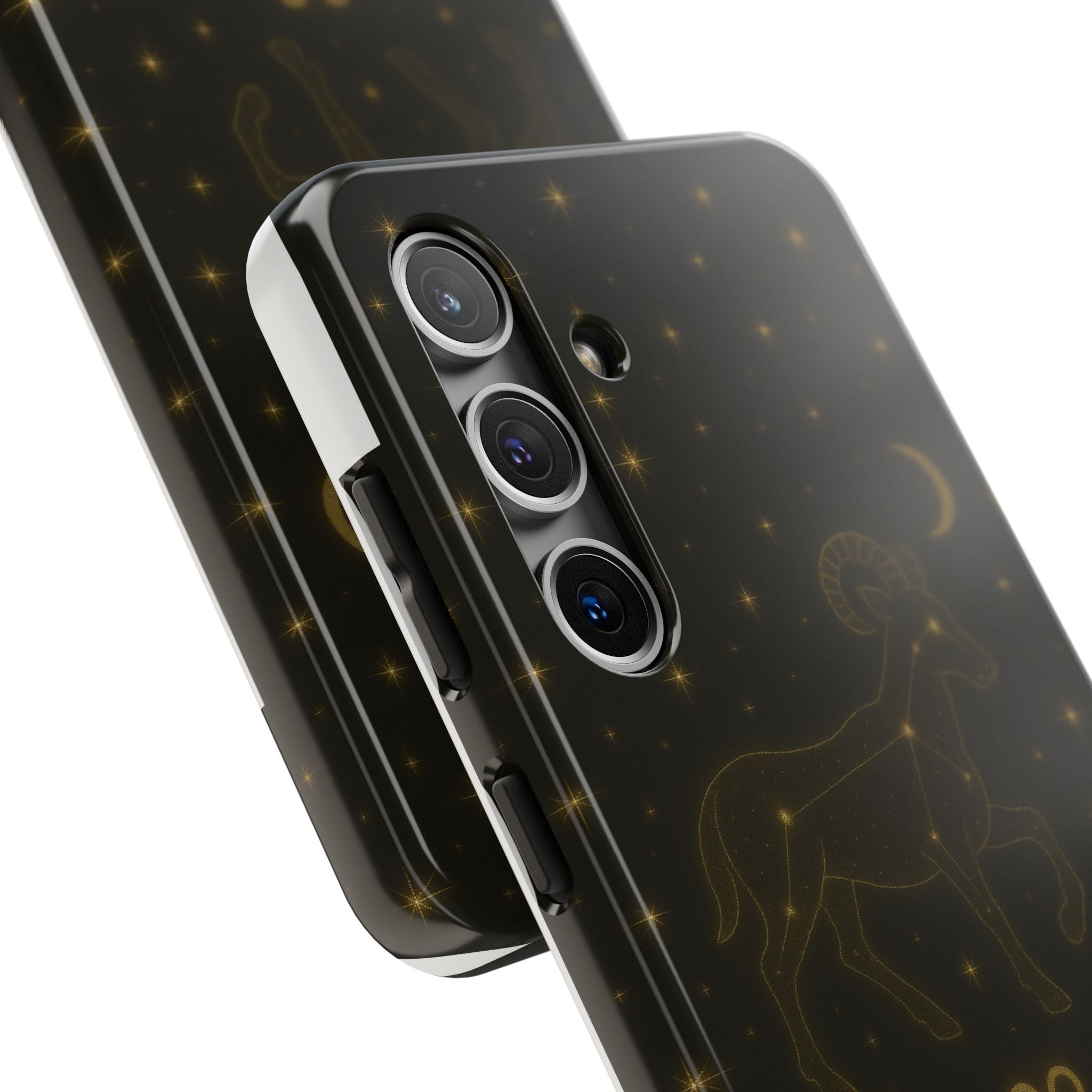 Aries Constellation Tough Phone Case — Zodiac Ram Star Map Design