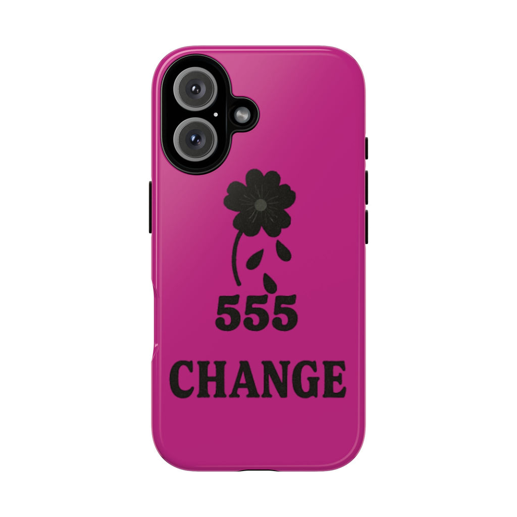 Black & Pink 555 Change Phone Case