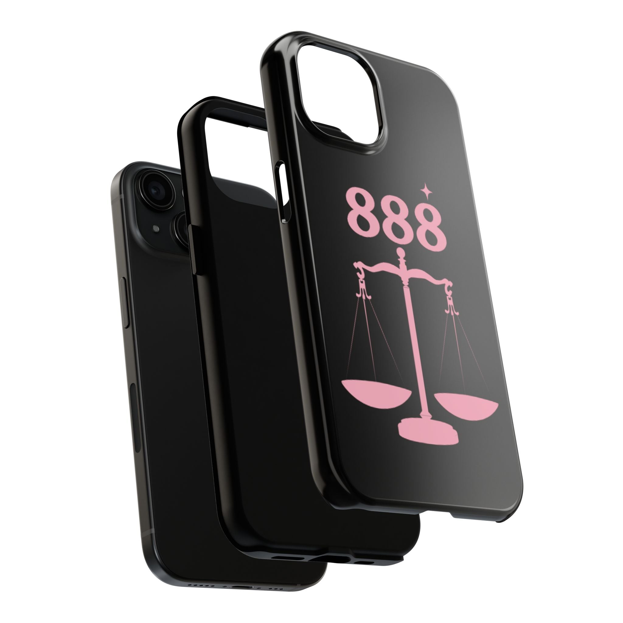 Black & Pink 888 Phone Case