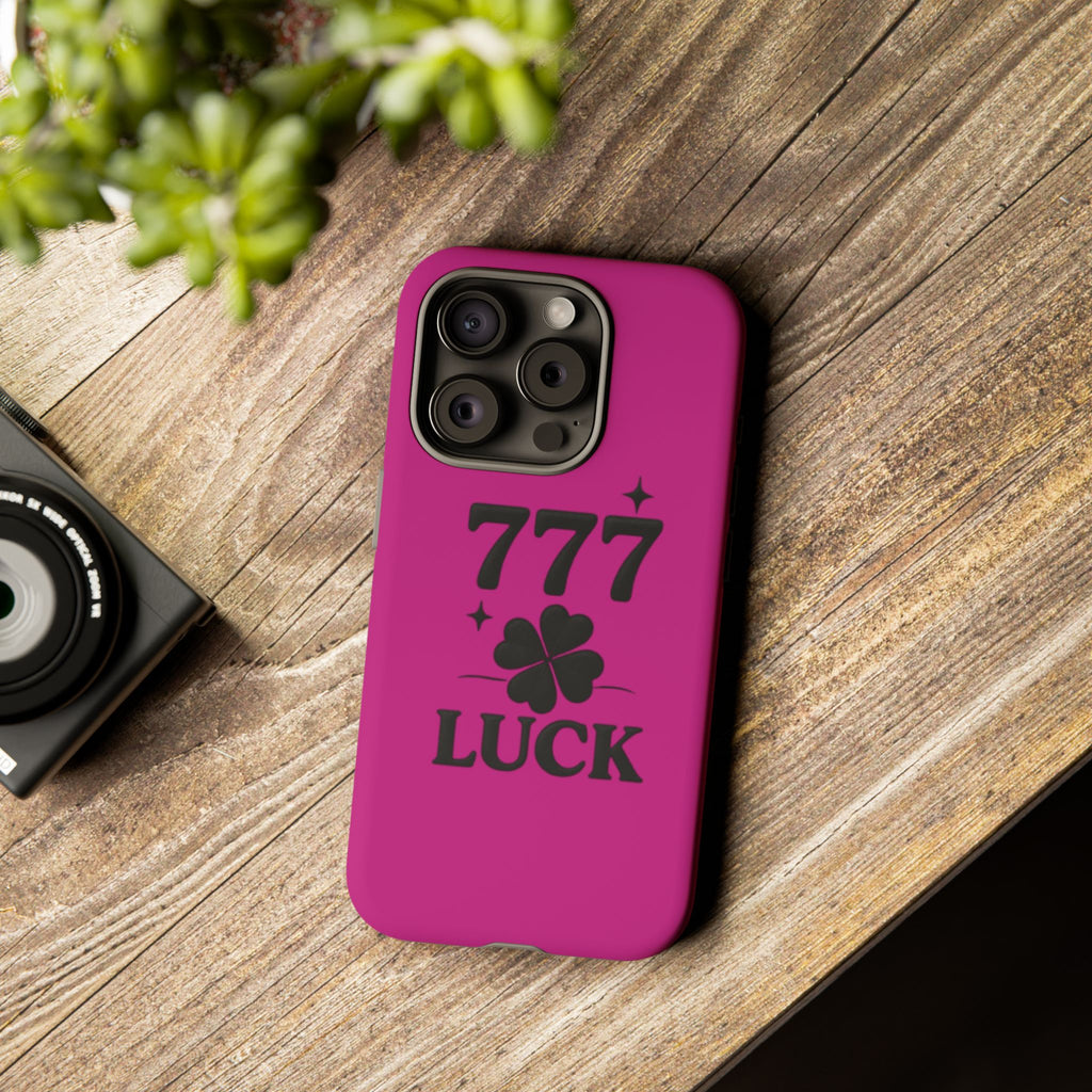 Black & Pink 777 Luck Phone Case