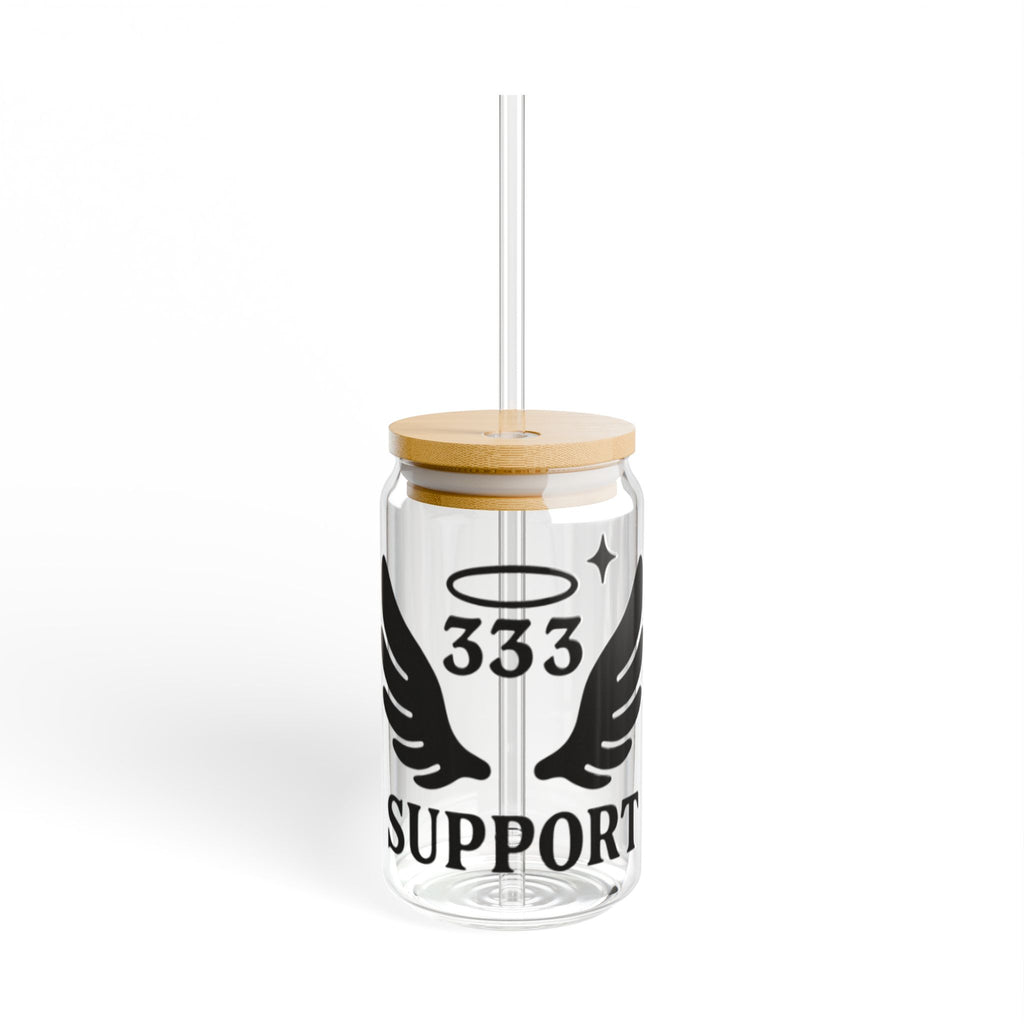 Black Sipper Glass Support 333