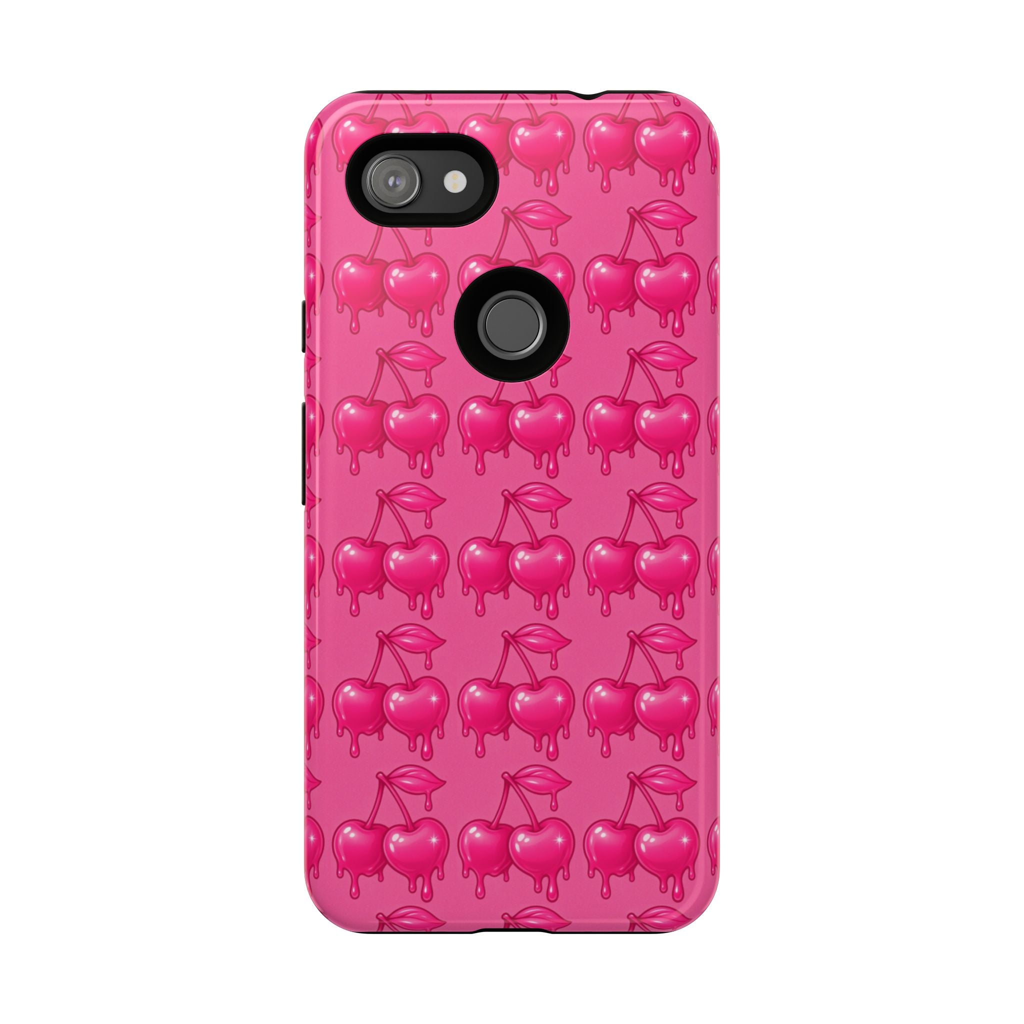 Pink Dripping Cherry Tough Phone Case