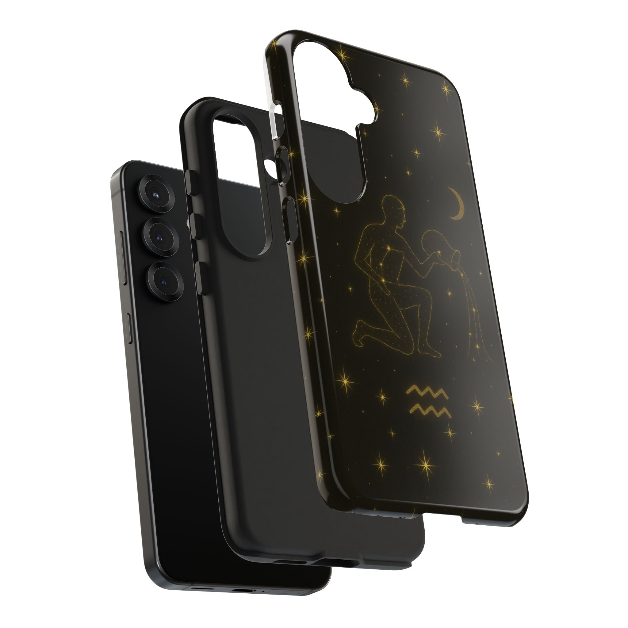 Aquarius Constellation Tough Phone Case — Zodiac Water-Bearer Astrology Design