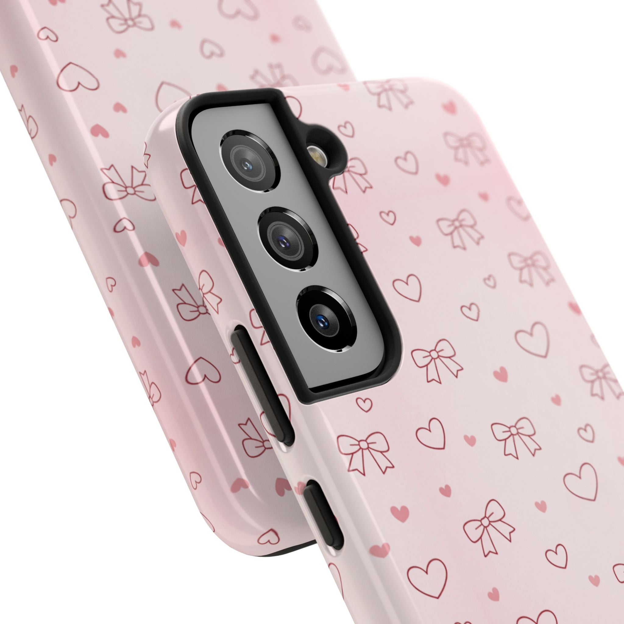 Pink Hearts & Bows Phone Case