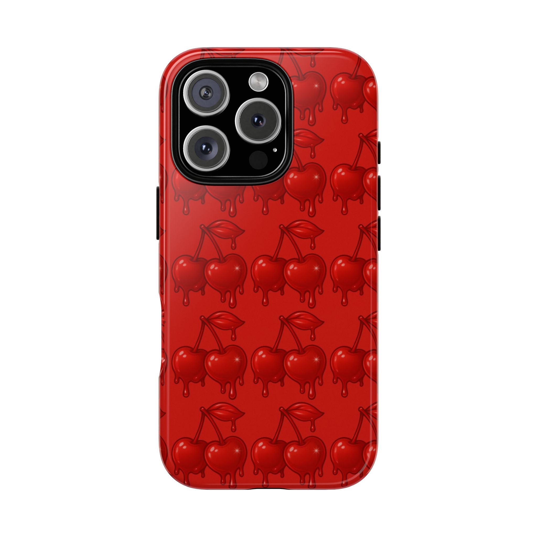Red Dripping Cherry Phone Case