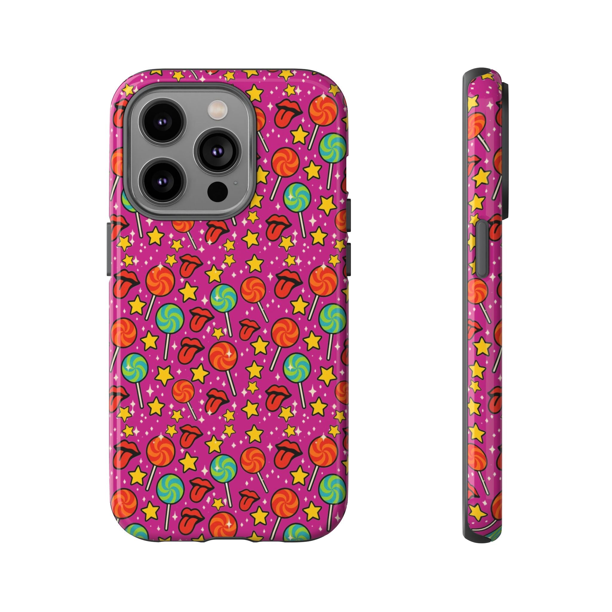 Lollipops & Lips Retro Phone Cases