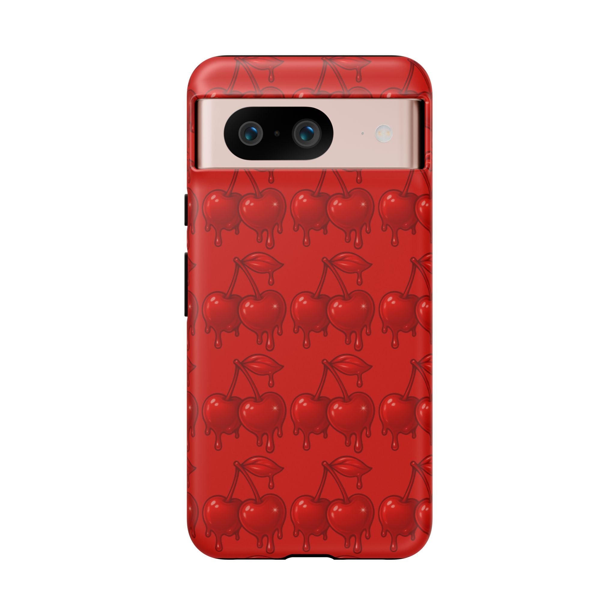 Red Dripping Cherry Phone Case