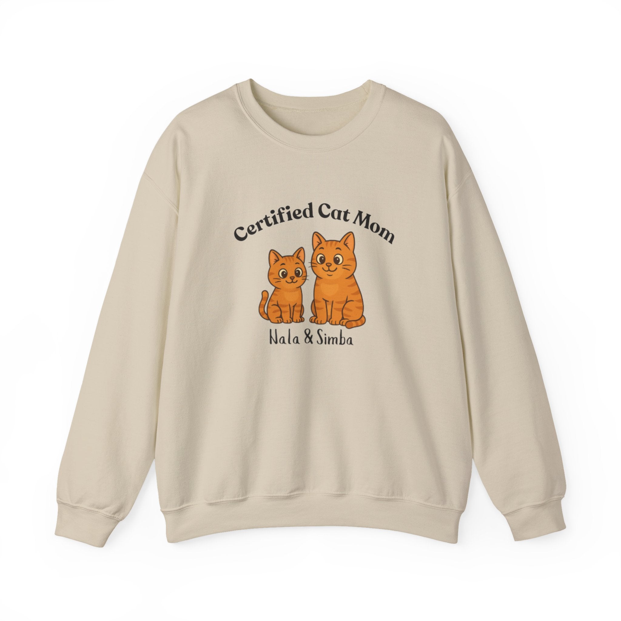 Custom Pet Sweatshirt — "Certified Cat Mom"
