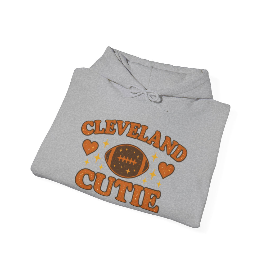 Cleveland Cutie Football Hoodie — Cute Retro Fan Pullover