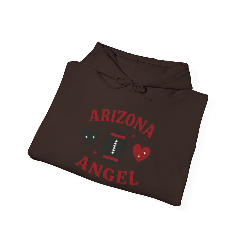 Arizona Angel Hoodie – Football Heart Graphic Pullover
