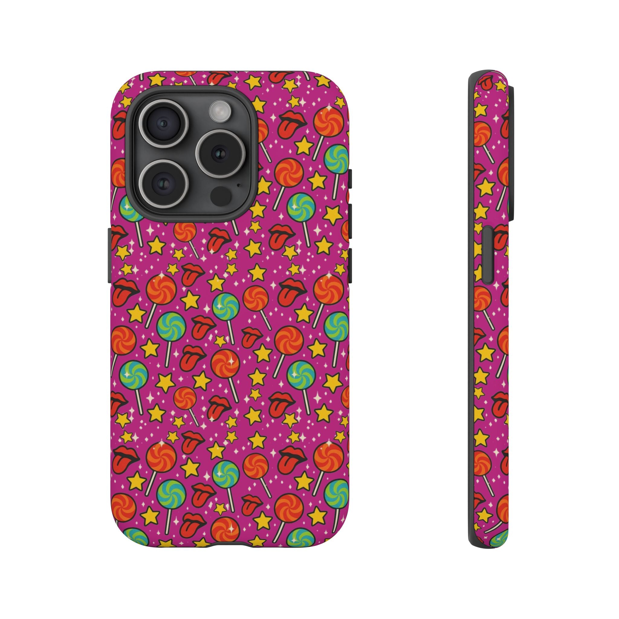 Lollipops & Lips Retro Phone Cases