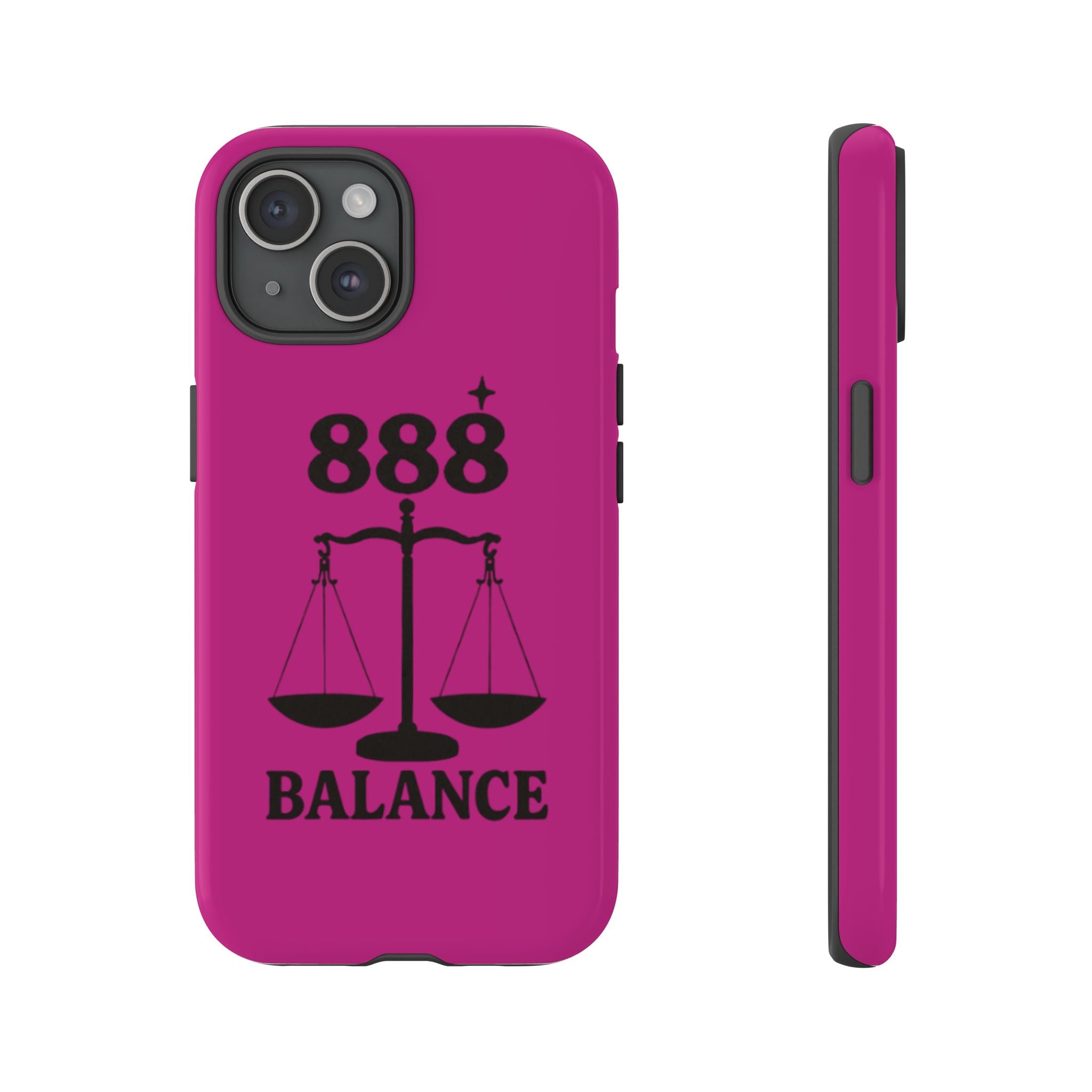 Black & Pink 888 Balance Phone Case