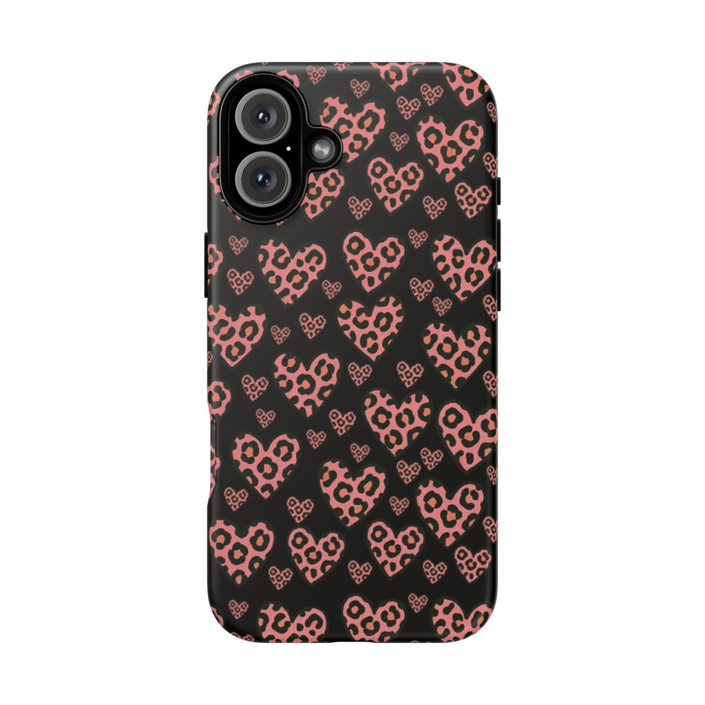 Leopard Heart Phone Case