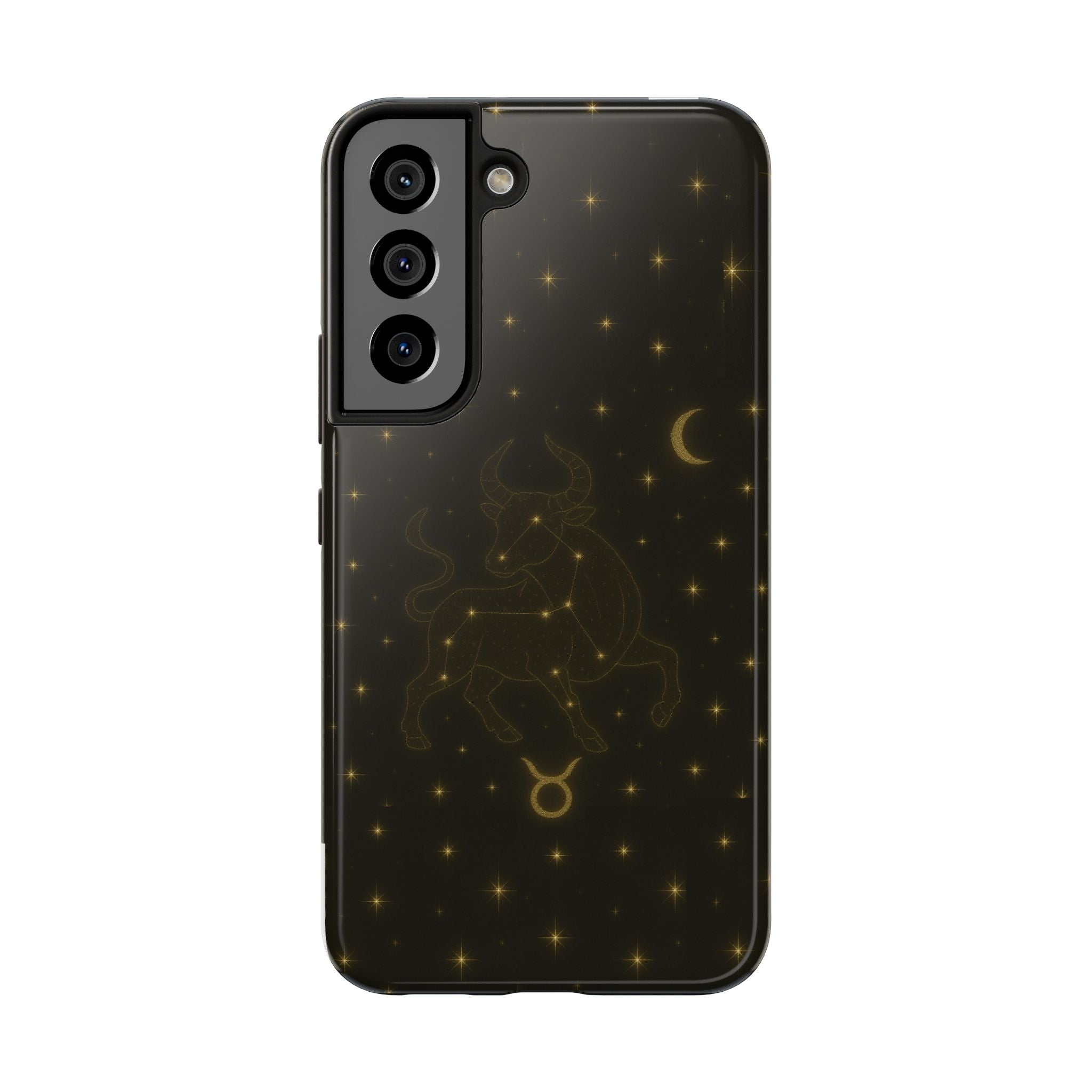 Taurus Constellation Tough Phone Case — Gold Zodiac Bull Phone Case