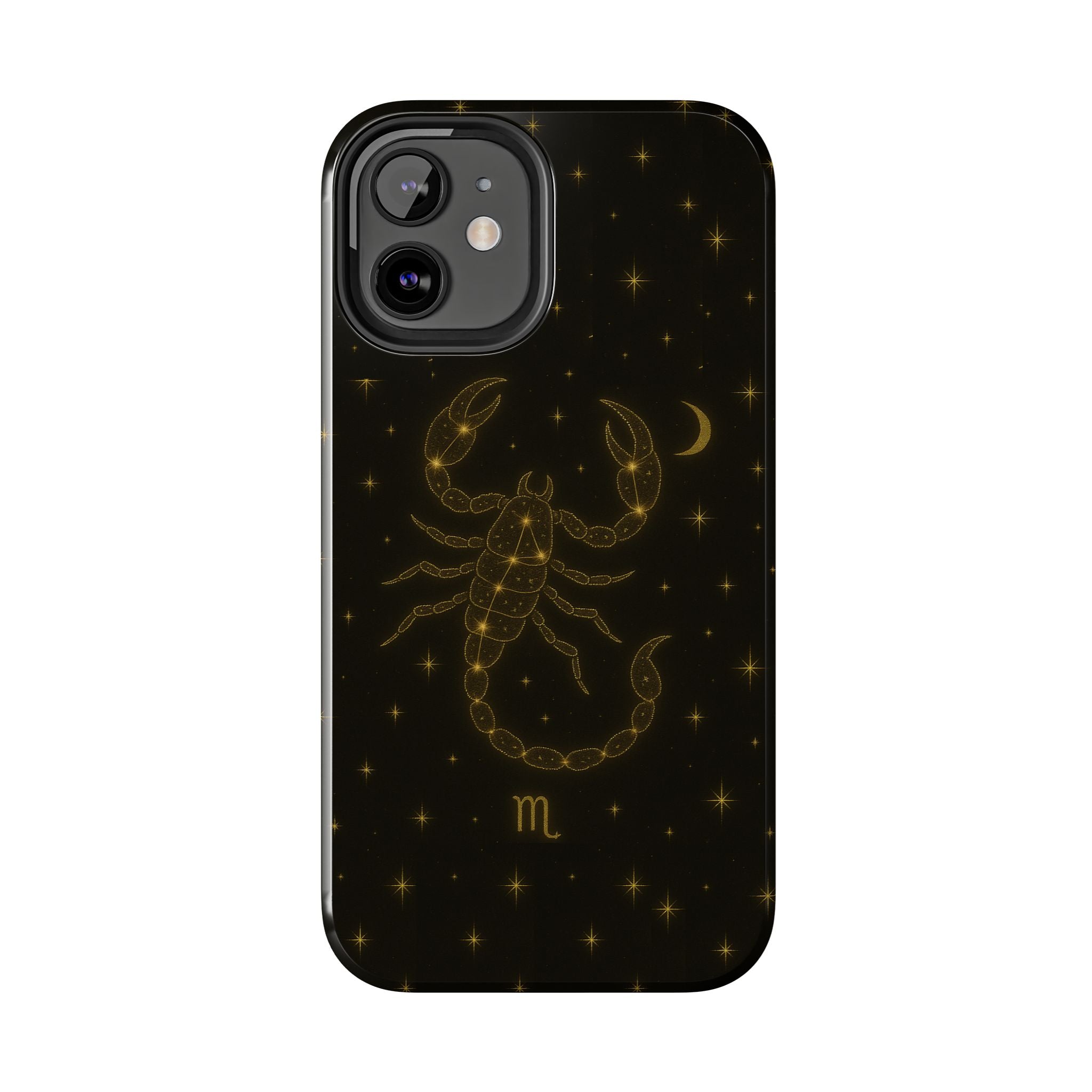 Scorpio Constellation Tough Phone Case — Black & Gold Zodiac Protection