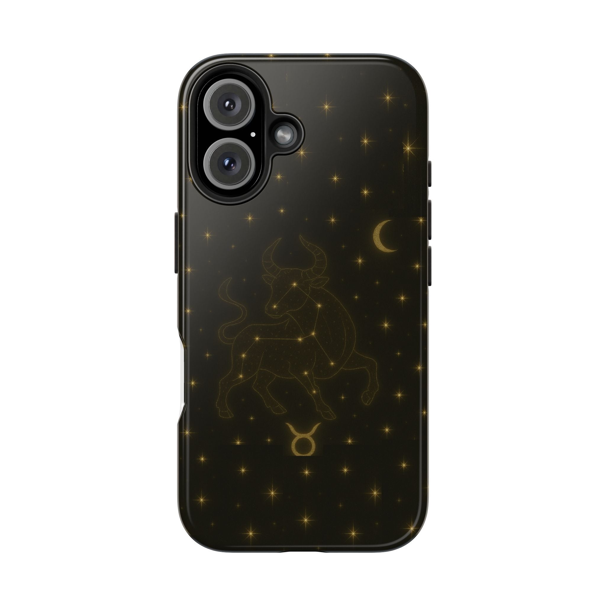 Taurus Constellation Tough Phone Case — Gold Zodiac Bull Phone Case